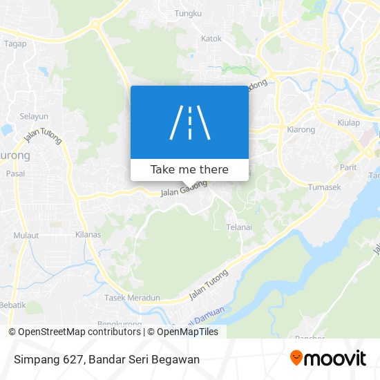 Simpang 627 map