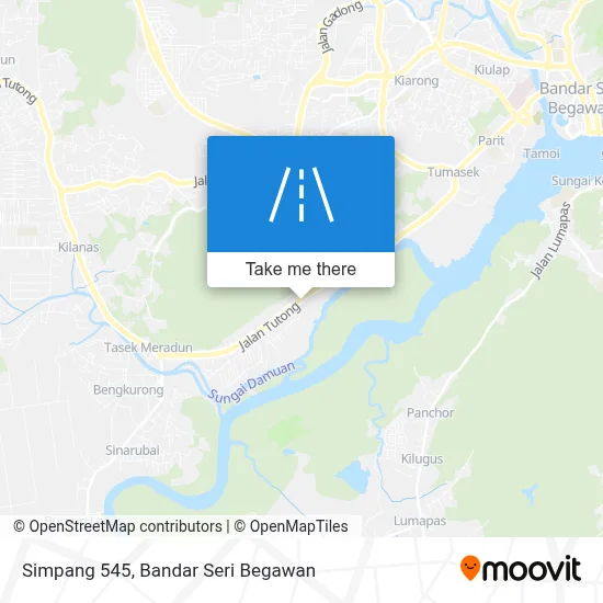 Simpang 545 map