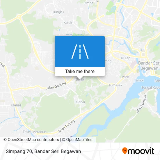 Simpang 70 map