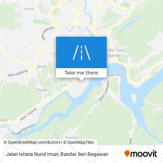 Peta Jalan Istana Nurul Iman