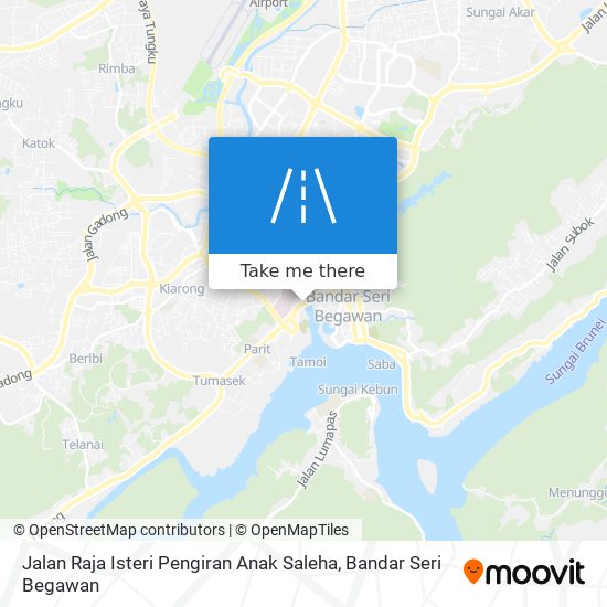 Jalan Raja Isteri Pengiran Anak Saleha map