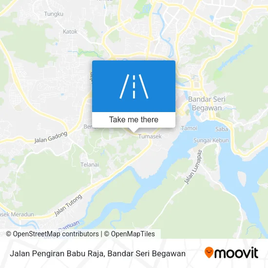 Jalan Pengiran Babu Raja map