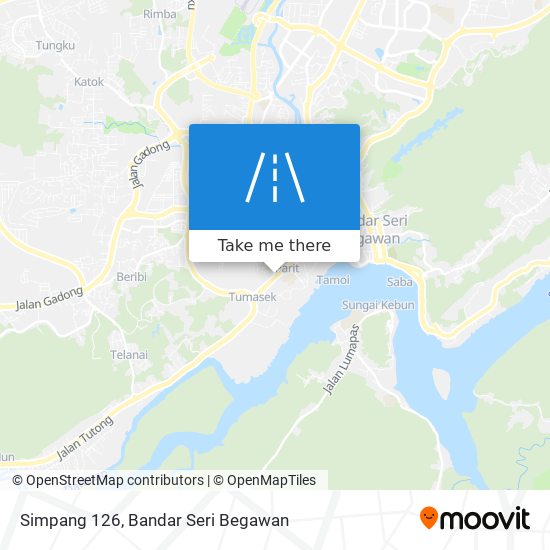 Simpang 126 map