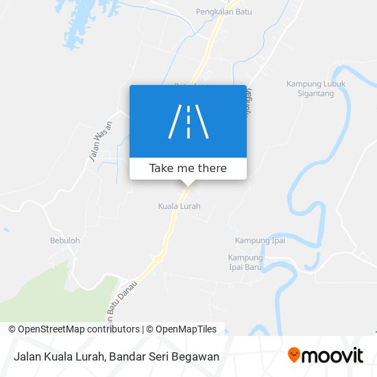 Peta Jalan Kuala Lurah