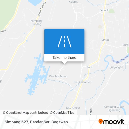 Simpang 627 map