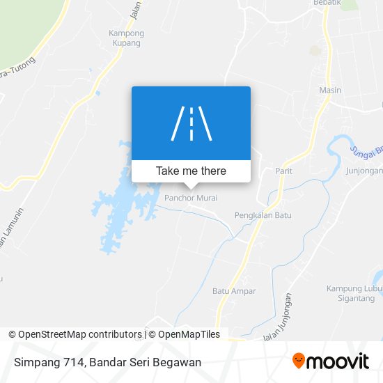 Simpang 714 map