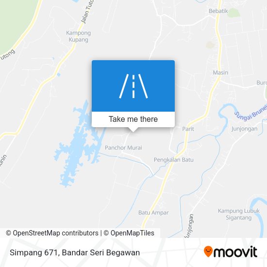 Simpang 671 map