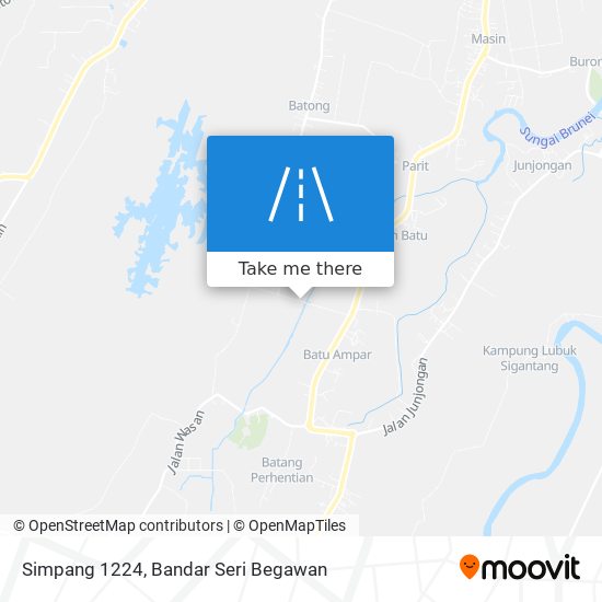 Simpang 1224 map