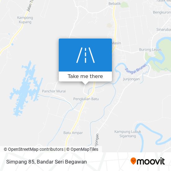 Simpang 85 map