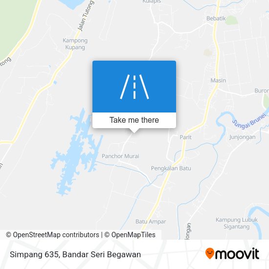Simpang 635 map