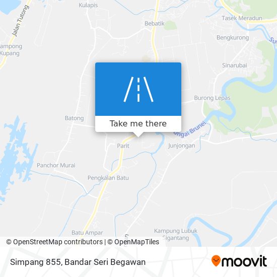 Simpang 855 map