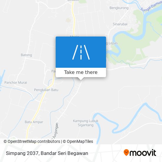 Simpang 2037 map