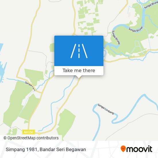 Simpang 1981 map