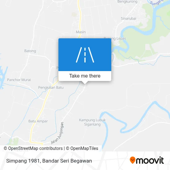 Simpang 1981 map