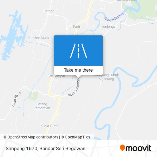 Simpang 1670 map