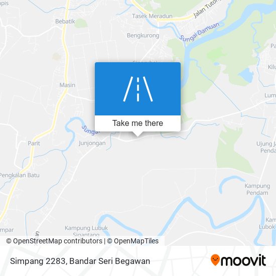 Simpang 2283 map