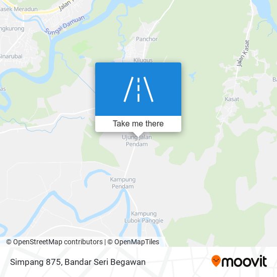 Simpang 875 map