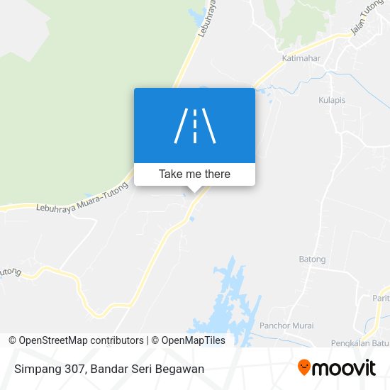 Simpang 307 map