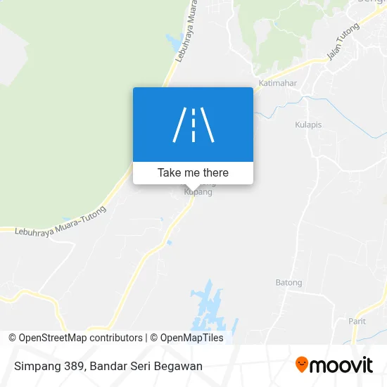 Simpang 389 map