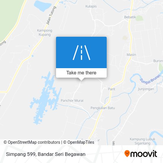 Simpang 599 map