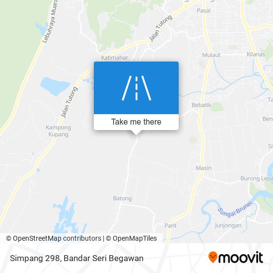 Simpang 298 map