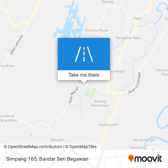 Peta Simpang 165