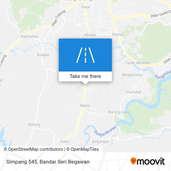 Simpang 545 map