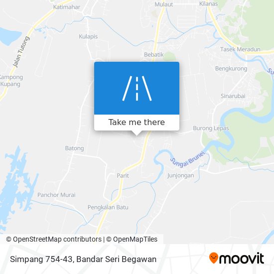 Simpang 754-43 map