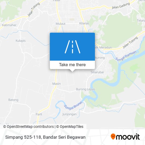 Simpang 525-118 map