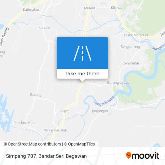 Simpang 707 map