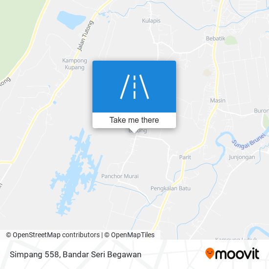 Simpang 558 map