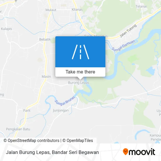 Jalan Burung Lepas map