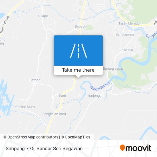 Peta Simpang 775