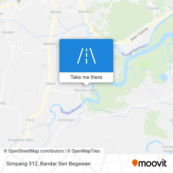 Simpang 312 map