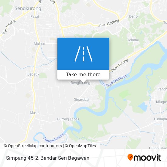 Simpang 45-2 map