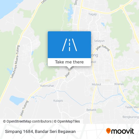 Simpang 1684 map