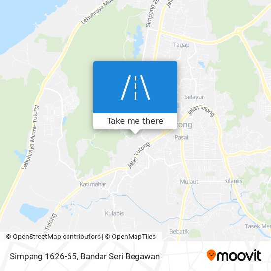 Simpang 1626-65 map