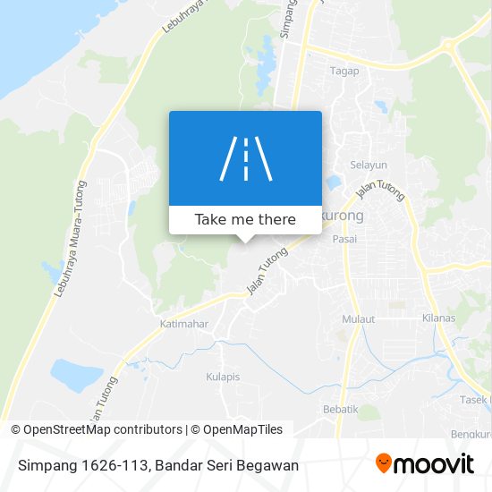 Simpang 1626-113 map
