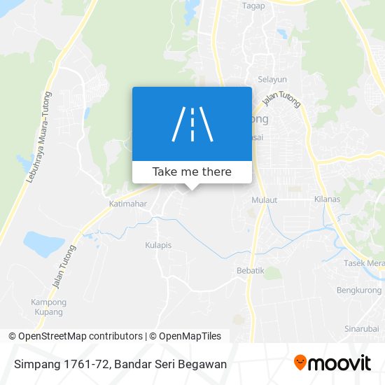 Simpang 1761-72 map