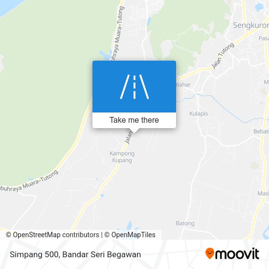 Simpang 500 map