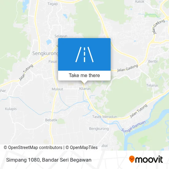 Simpang 1080 map