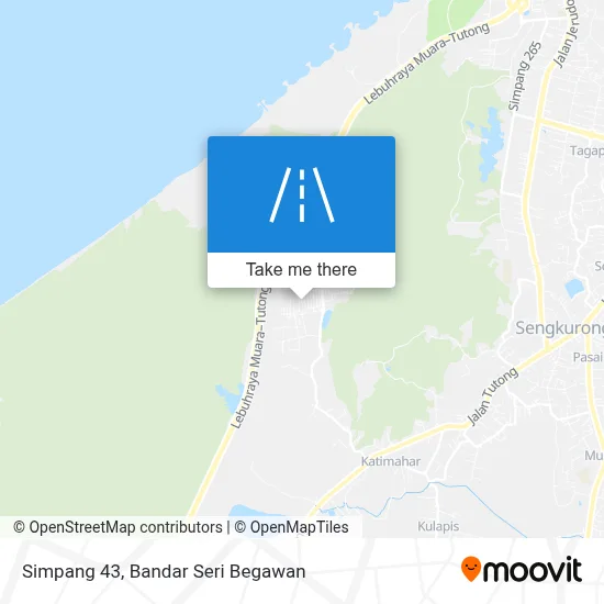 Simpang 43 map