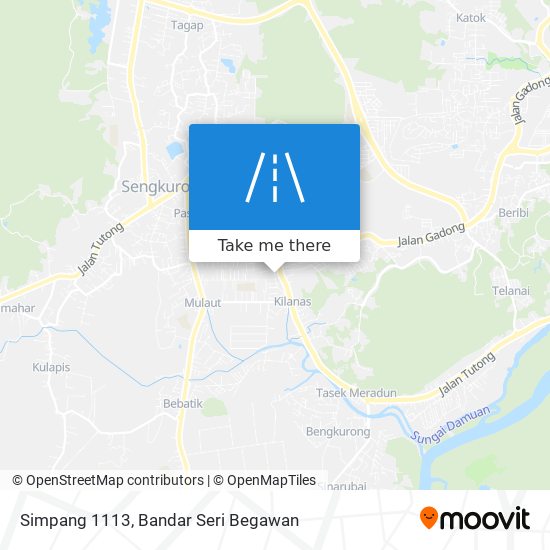 Simpang 1113 map