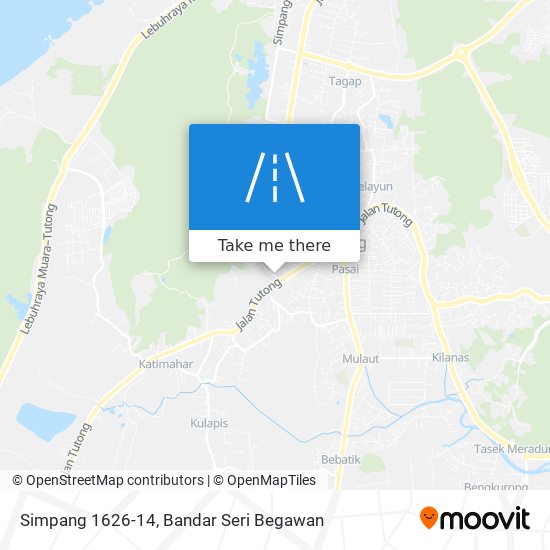 Simpang 1626-14 map