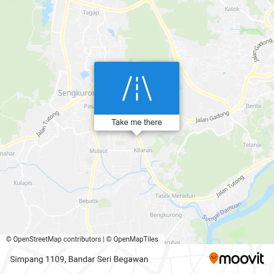 Simpang 1109 map