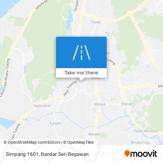 Simpang 1601 map