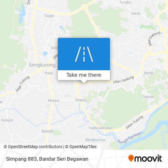 Simpang 883 map