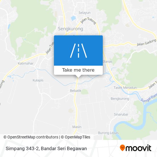 Simpang 343-2 map