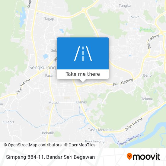 Simpang 884-11 map
