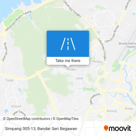 Simpang 305-13 map